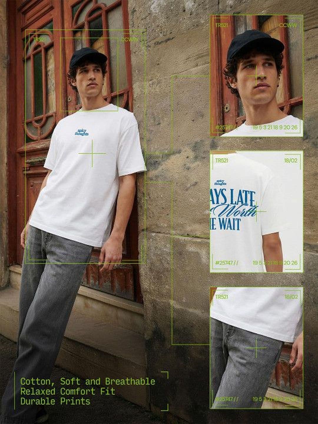 High Star Men Typography Printed T-shirt thumbnail 2