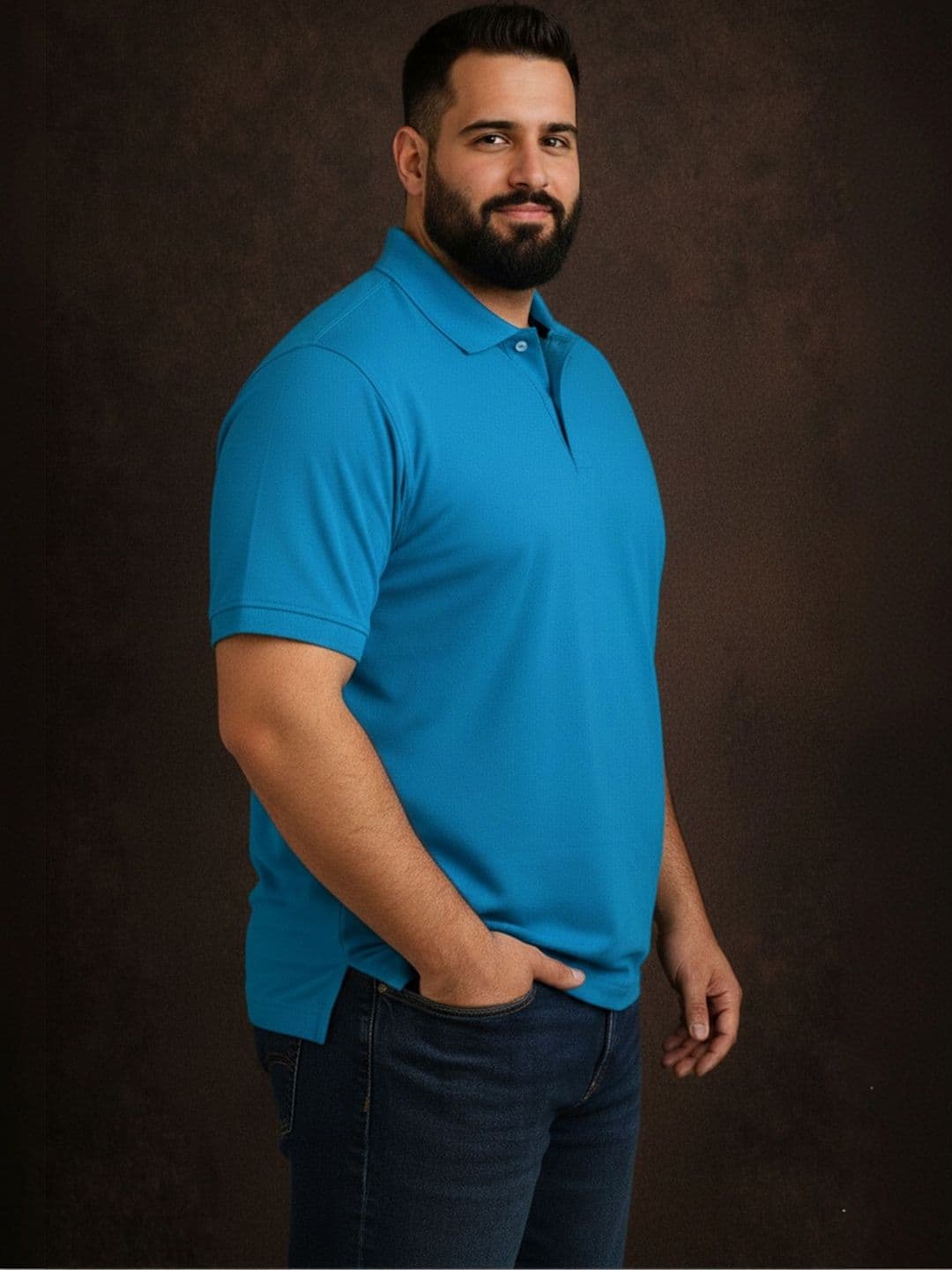 The Roadster Lifestyle Co Polo Collar Oversized Tshirts thumbnail 6