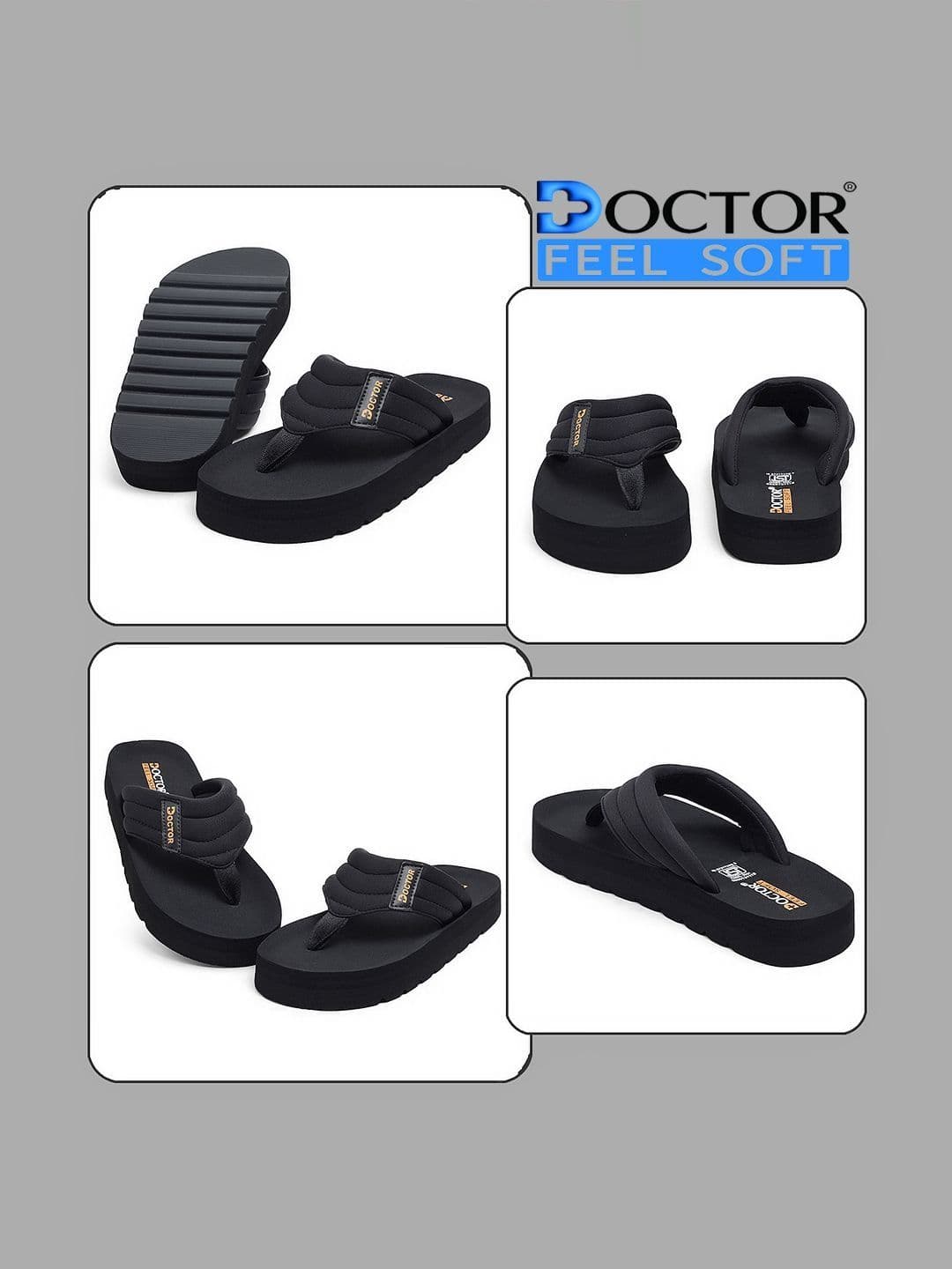DOCTOR FEEL SOFT Men Thong Flip-Flops thumbnail 7