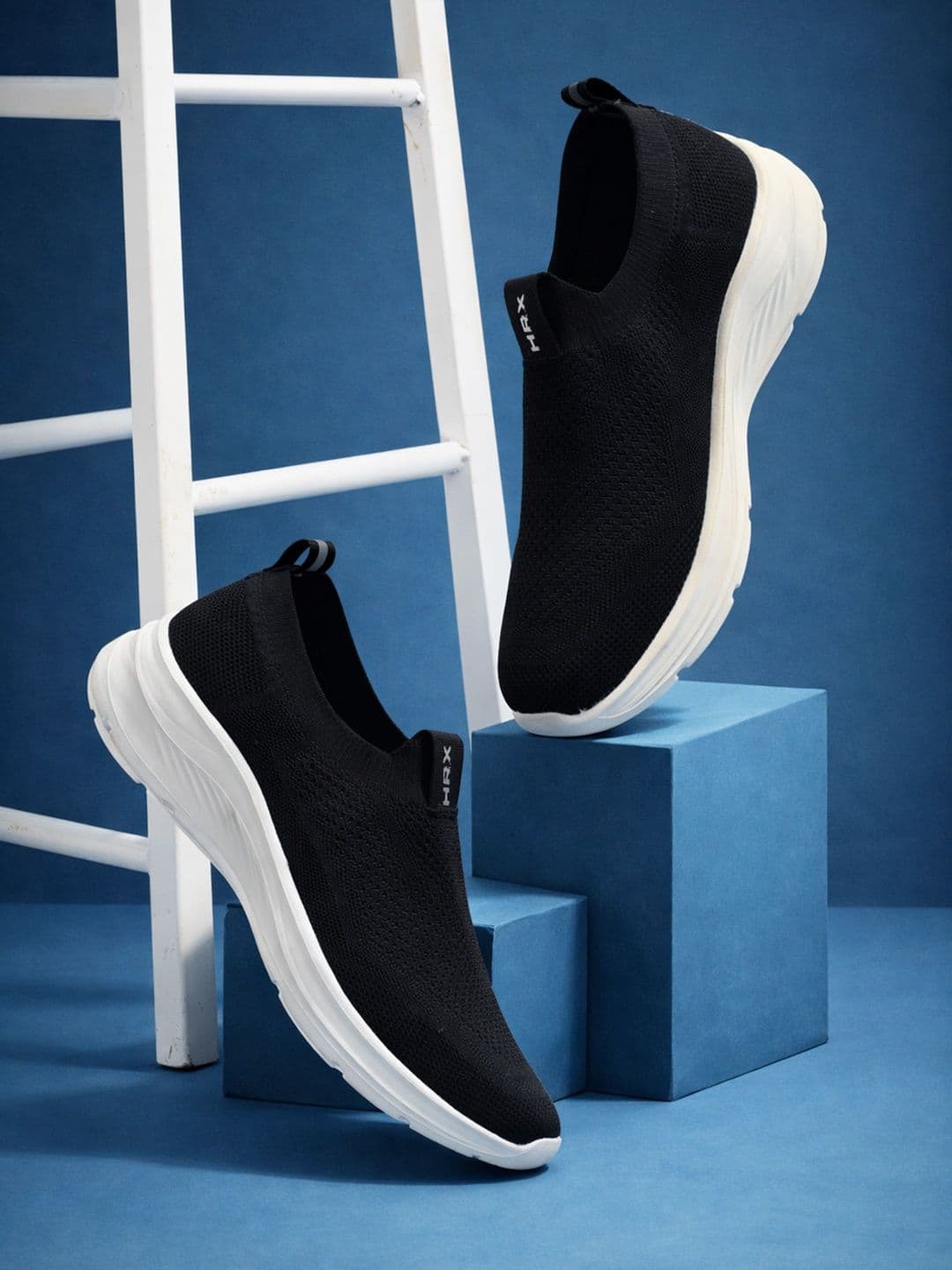 HRX by Hrithik Roshan Men Textured Slip-On Sneakers - view 1