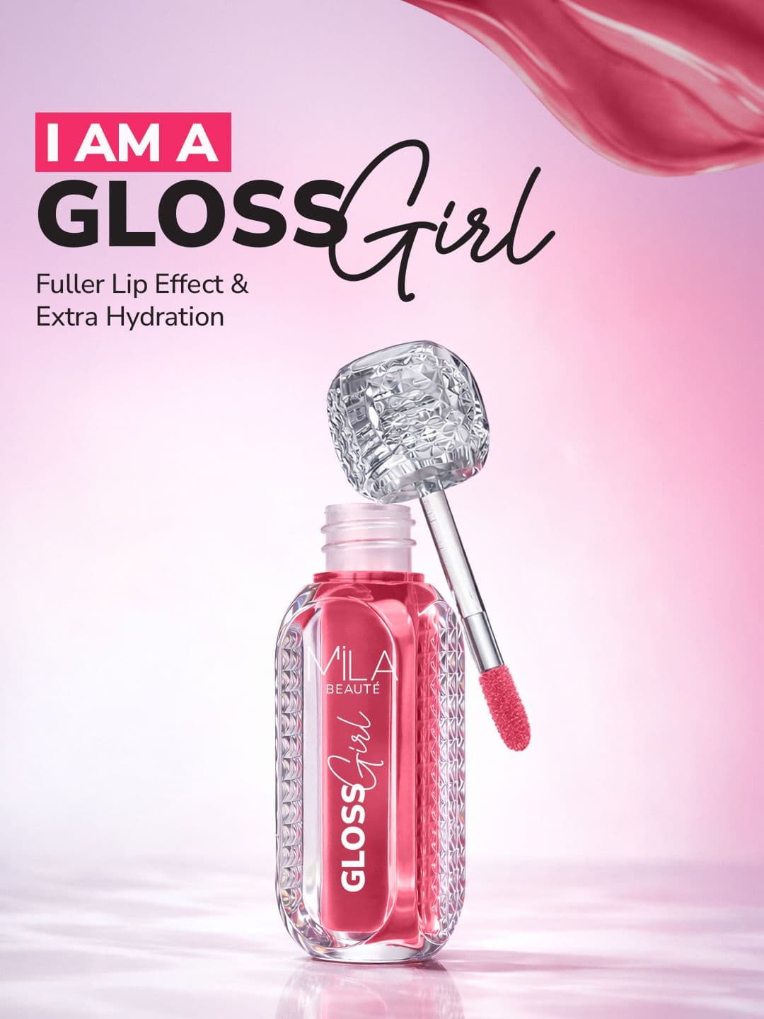 MILA BEAUTE Shade 07 Gloss Girl Lightweight Non-Sticky Formula Lip Gloss - 2.8 ml thumbnail 5