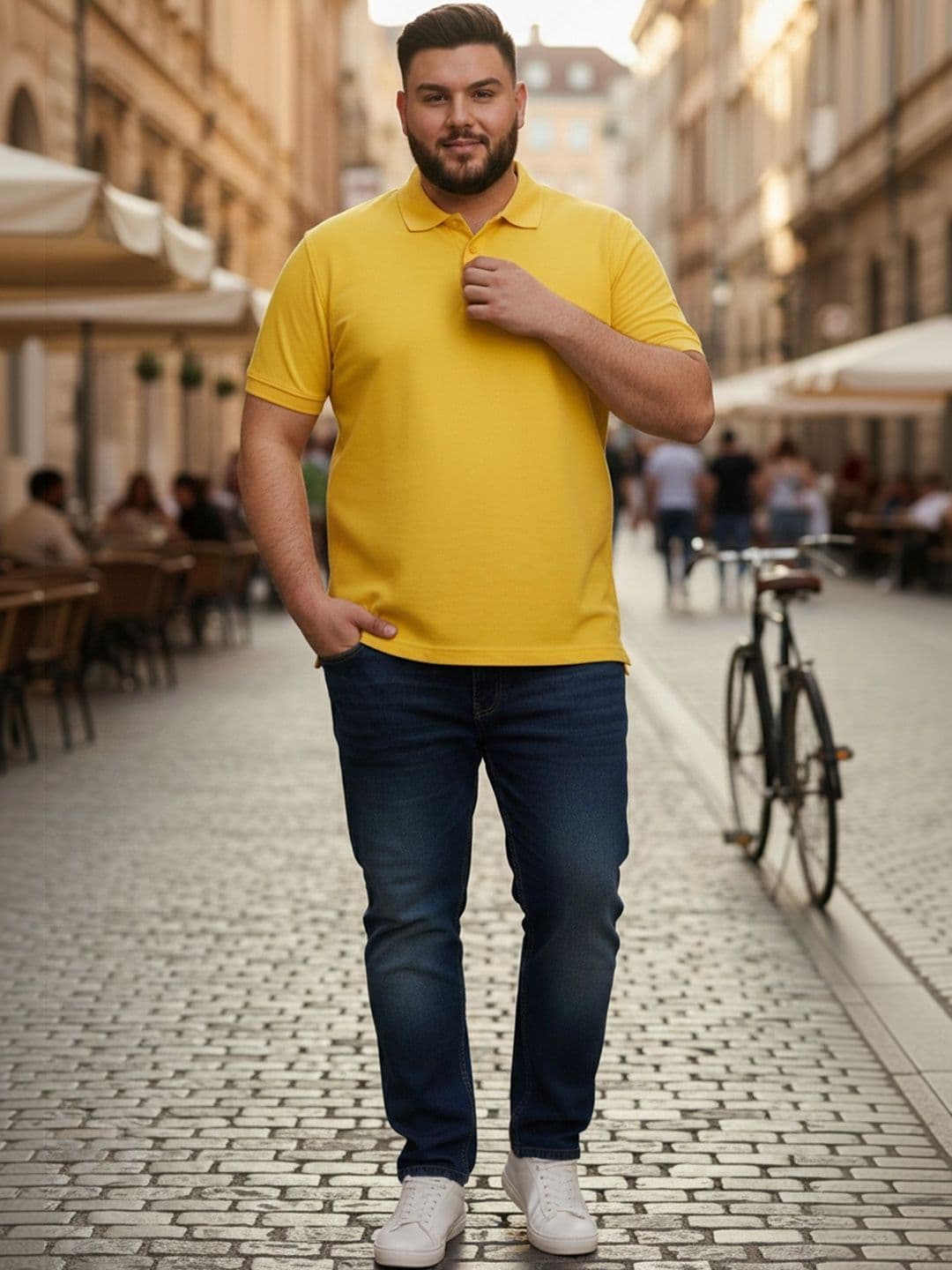 Mast & Harbour Men Polo Collar Pockets T-shirt thumbnail 6