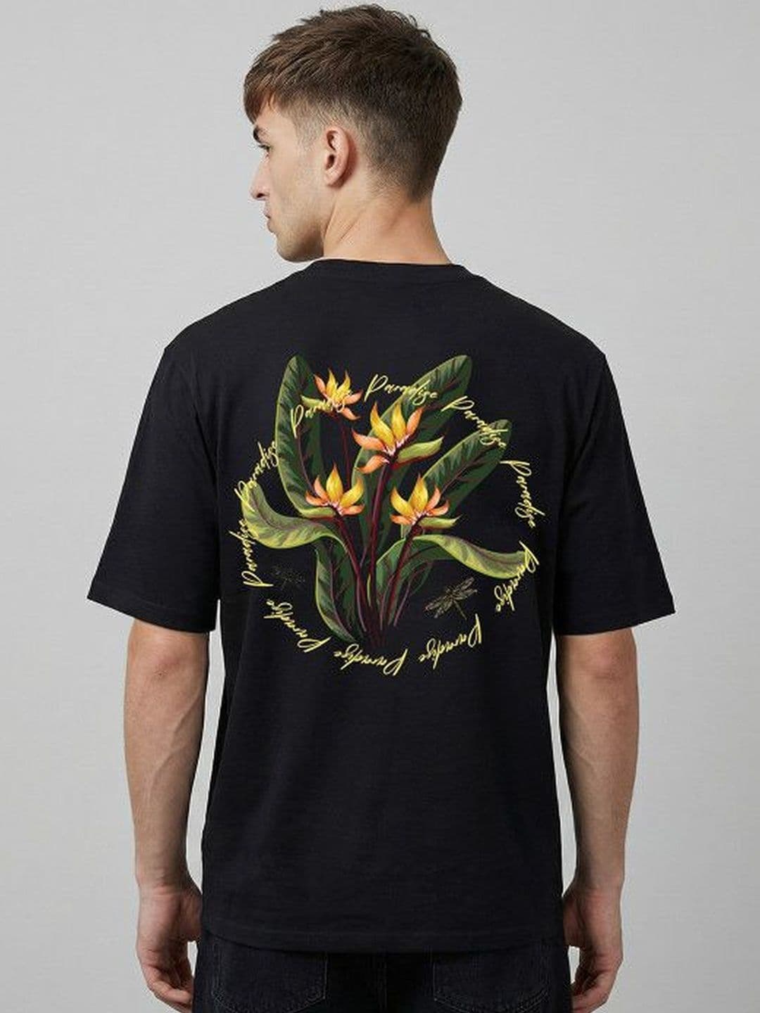 High Star Men Floral Printed Tropical T-shirt thumbnail 6