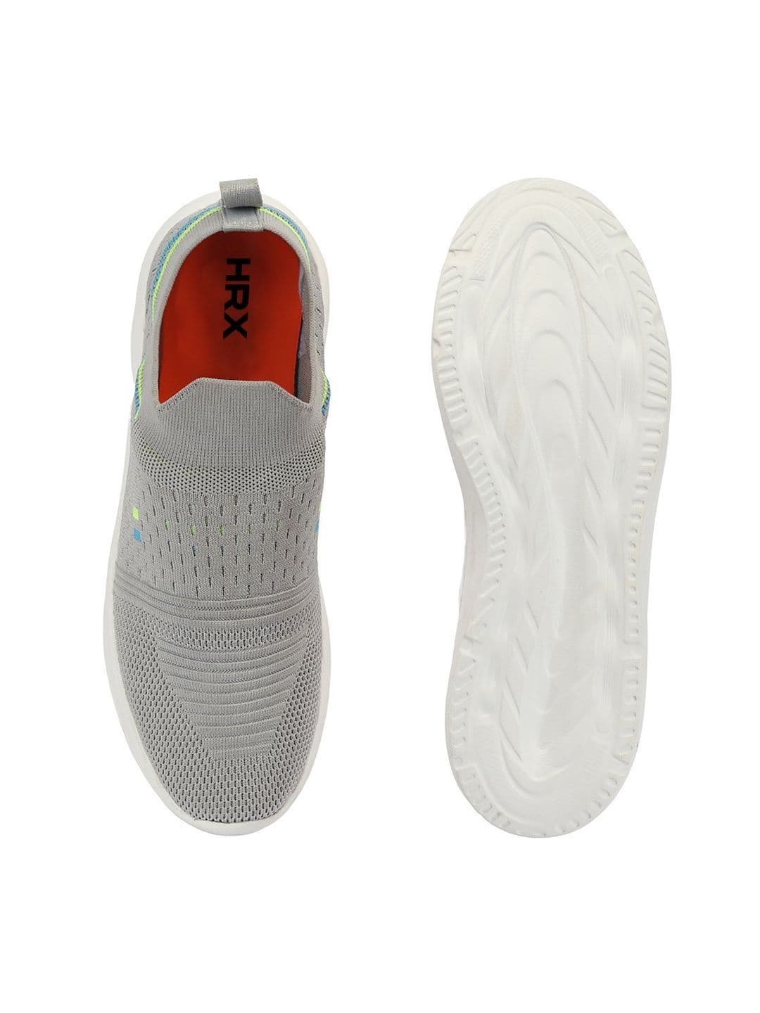 HRX by Hrithik Roshan Men Textured Slip-On Sneakers thumbnail 4