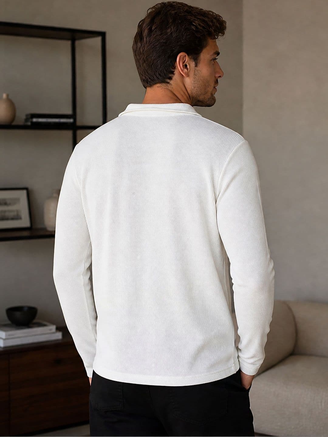 ATIGIANO Men Polo Collar T-shirt thumbnail 4