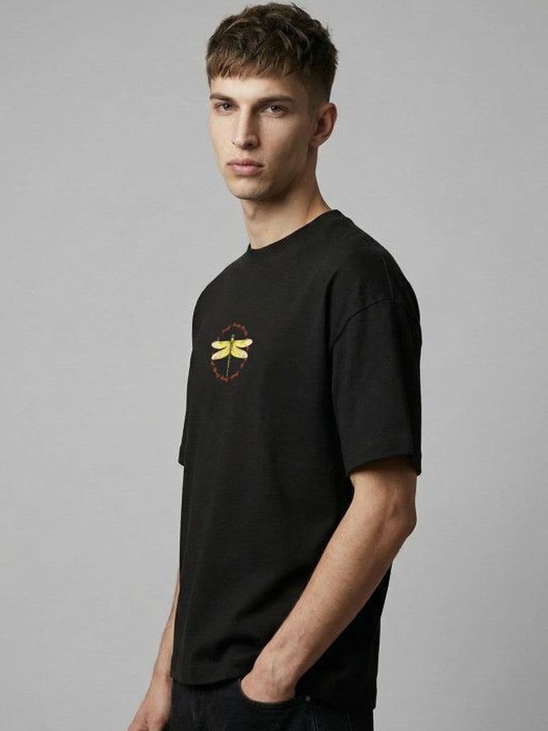 High Star Men Floral Printed Tropical T-shirt thumbnail 2