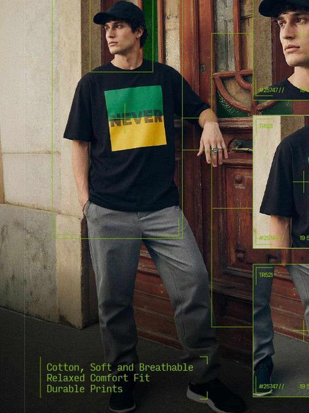 High Star Men Typography Printed T-shirt thumbnail 3