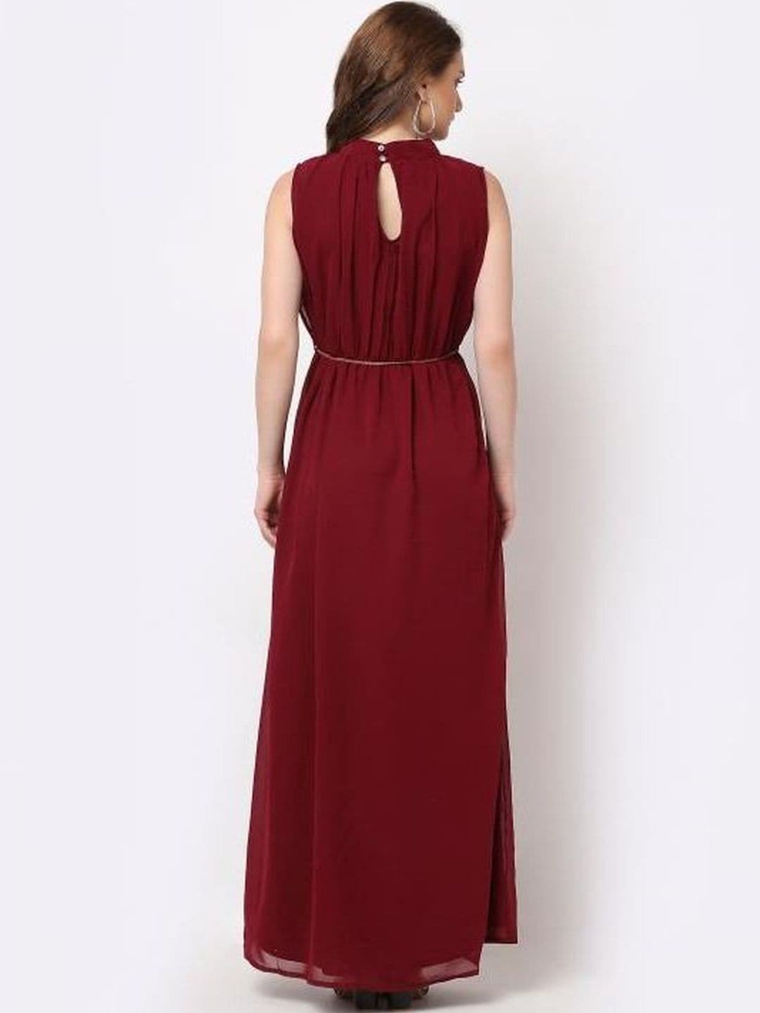 DressBerry Halter Neck Georgette Maxi Dress thumbnail 7
