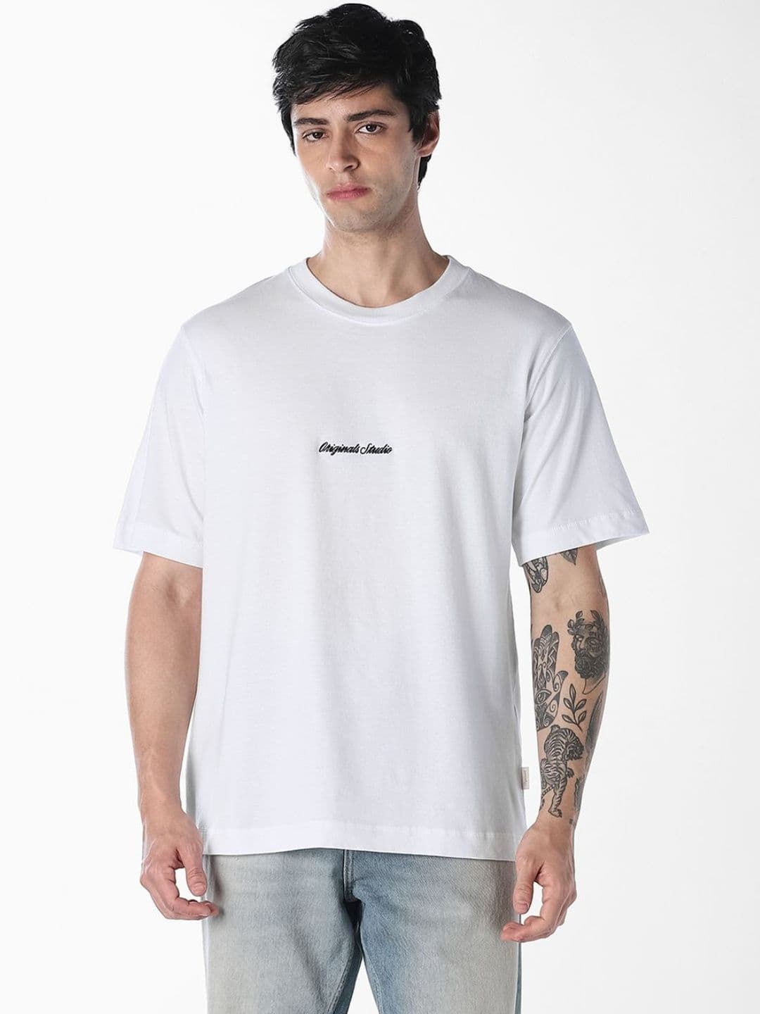 Jack & Jones Men Typography Printed T-shirt thumbnail 3