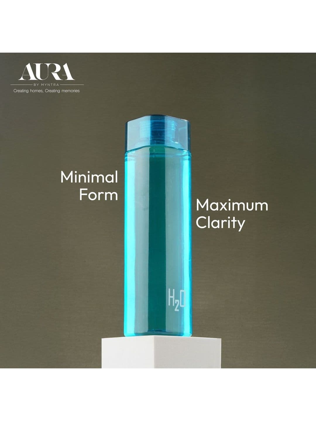 Aura Blue Set of 6 Plastic Other Water Bottle thumbnail 7