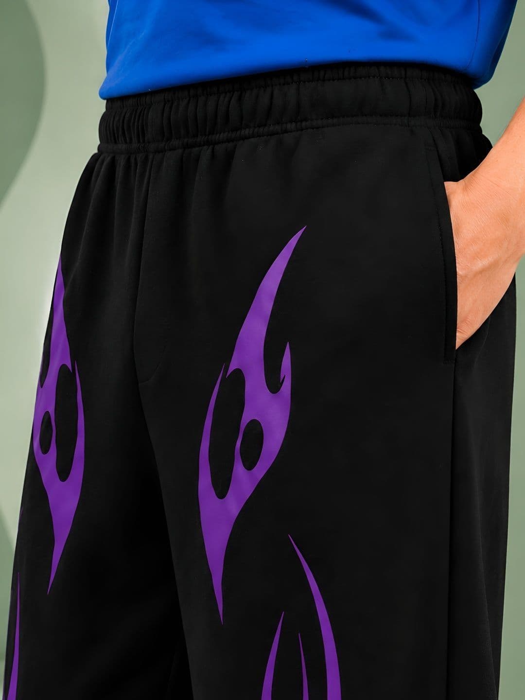 TEDWOODS Men Regular Fit Graphic Print Track Pants thumbnail 4