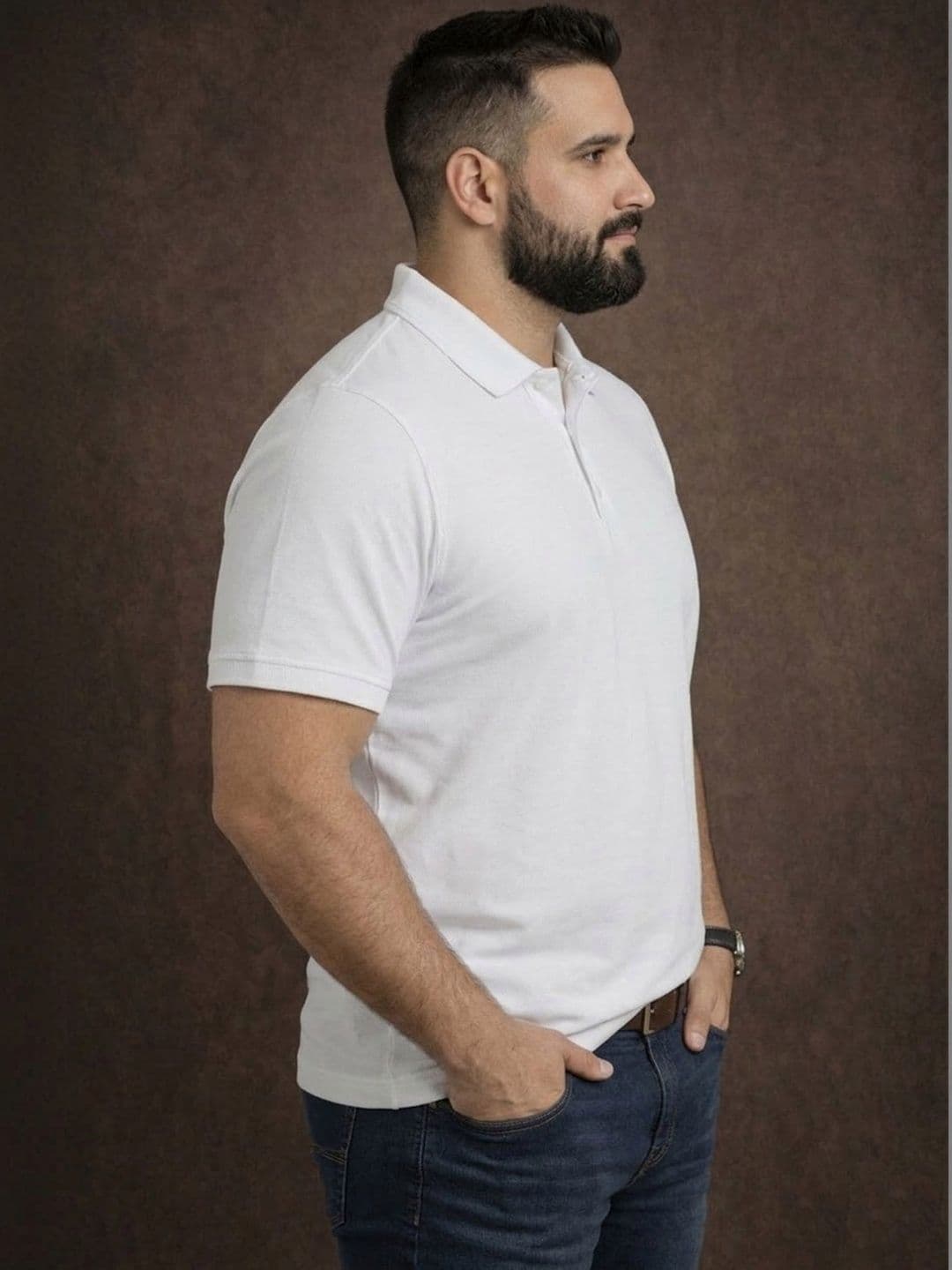 The Roadster Lifestyle Co. Polo Collar Oversized Tshirts thumbnail 3