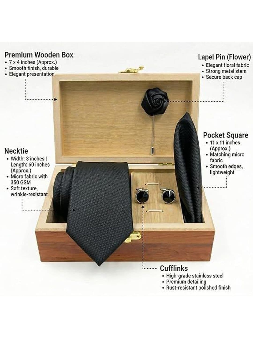 Osking Ties Men Broad Tie thumbnail 6