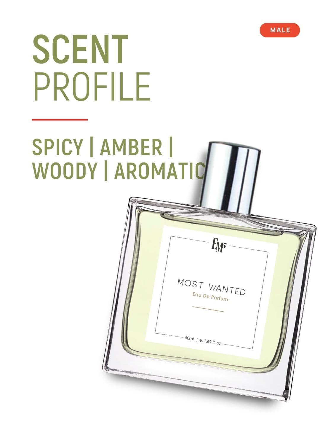 EM5 Most Wanted Strong & Long Lasting Eau De Parfum - 50 ml thumbnail 6