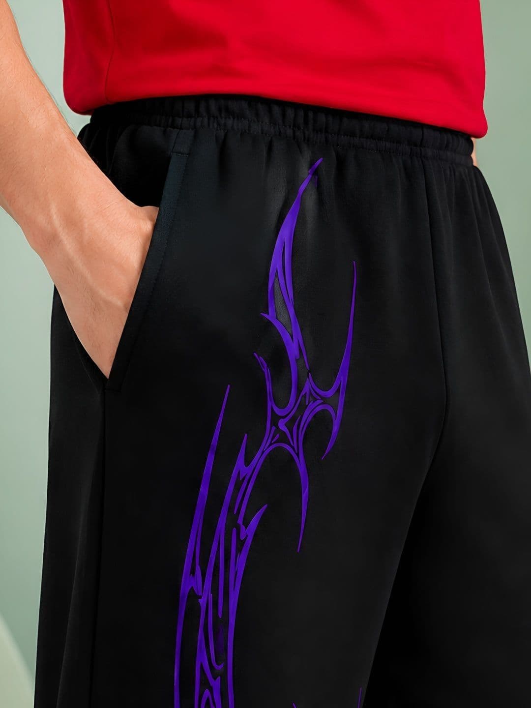 TEDWOODS Men Regular Fit Graphic Print Track Pants thumbnail 3