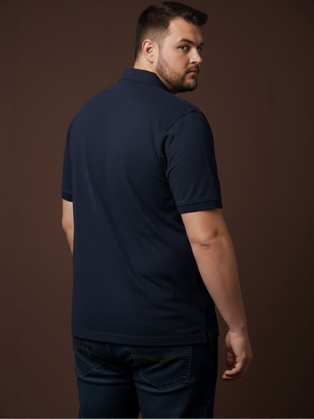 Mast & Harbour Men Polo Collar Cotton T-shirt thumbnail 6