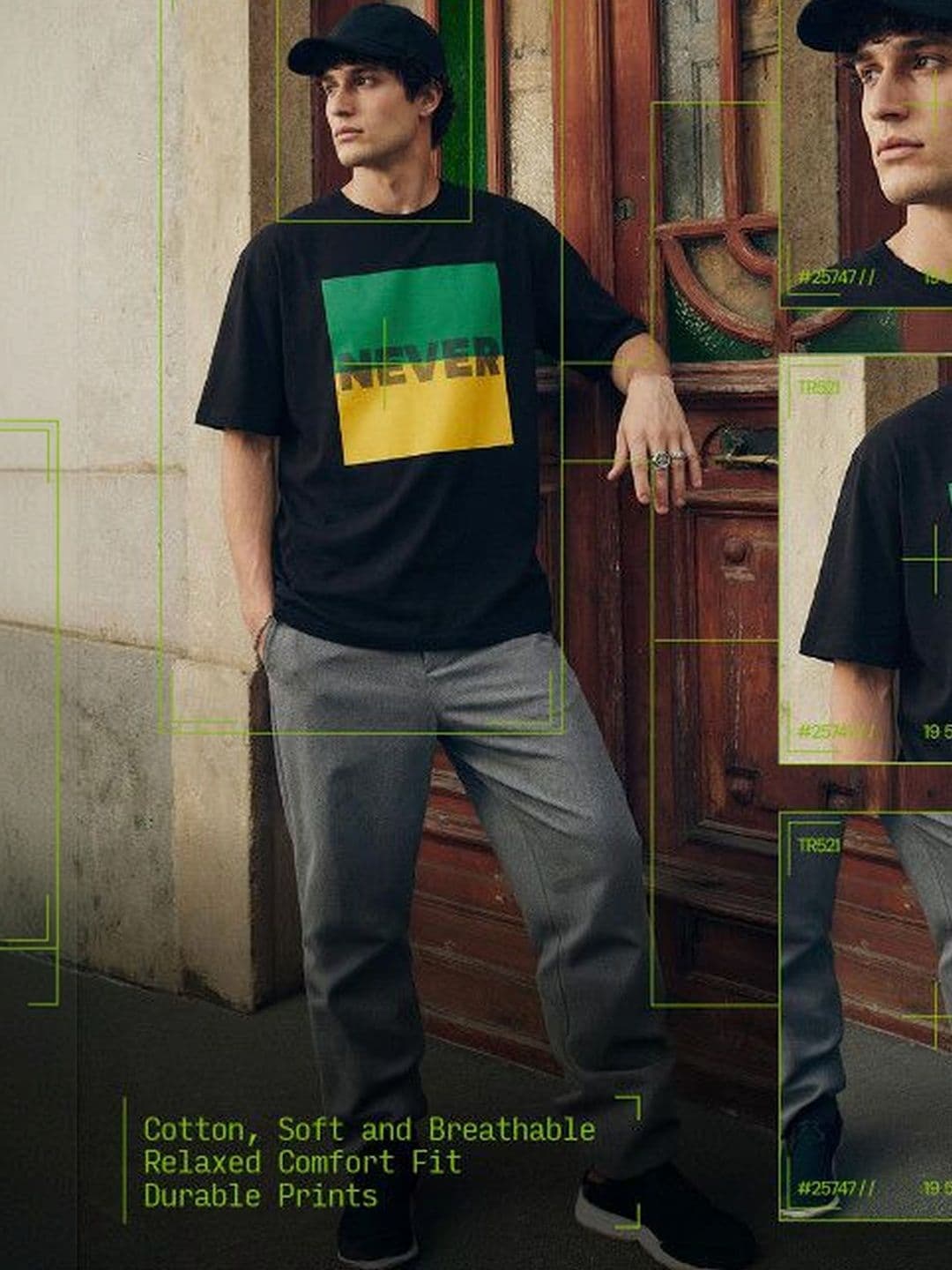 Hubberholme Men Typography Printed T-shirt thumbnail 4