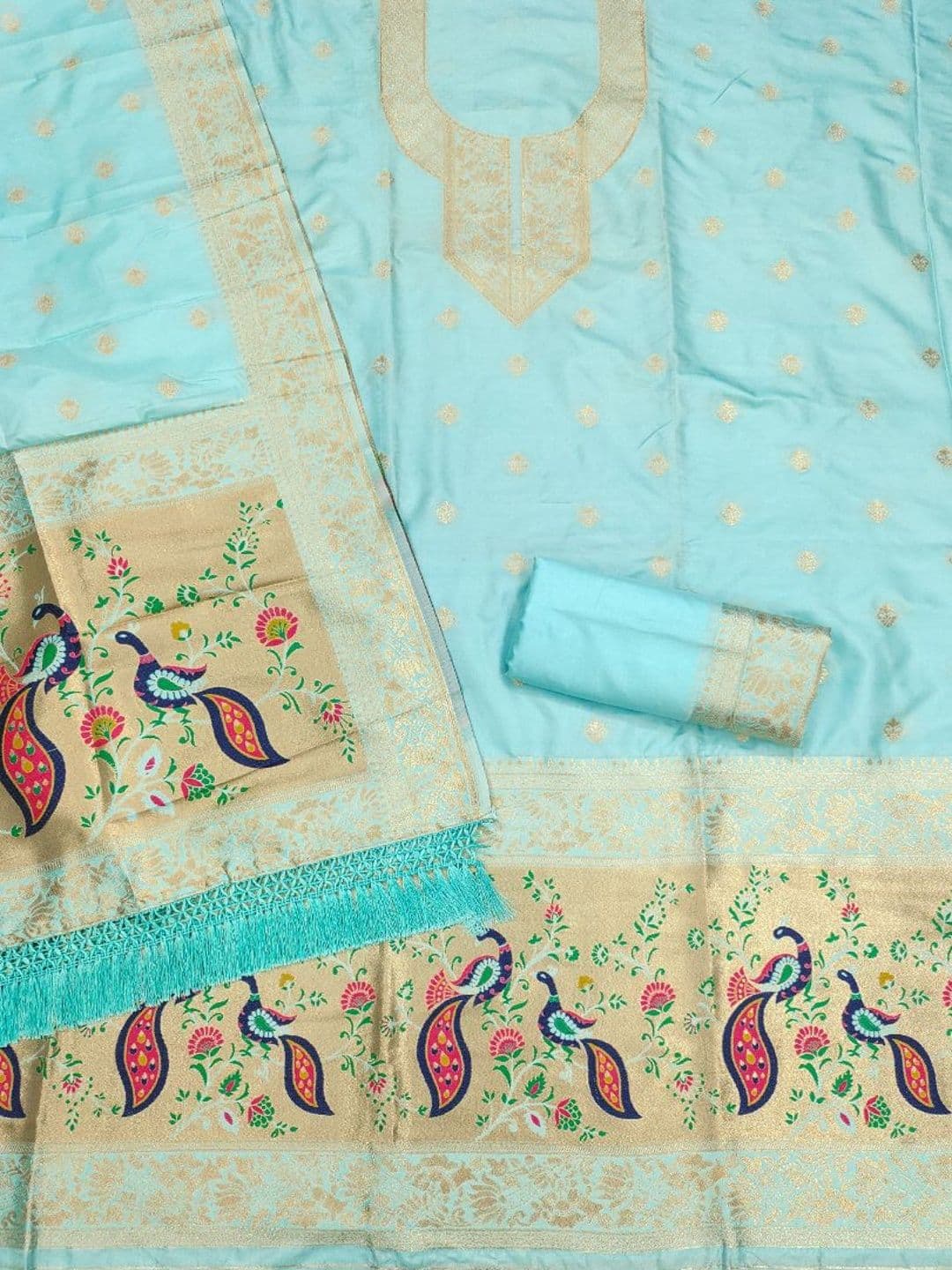 KALINI Unstitched Dress Material thumbnail 3
