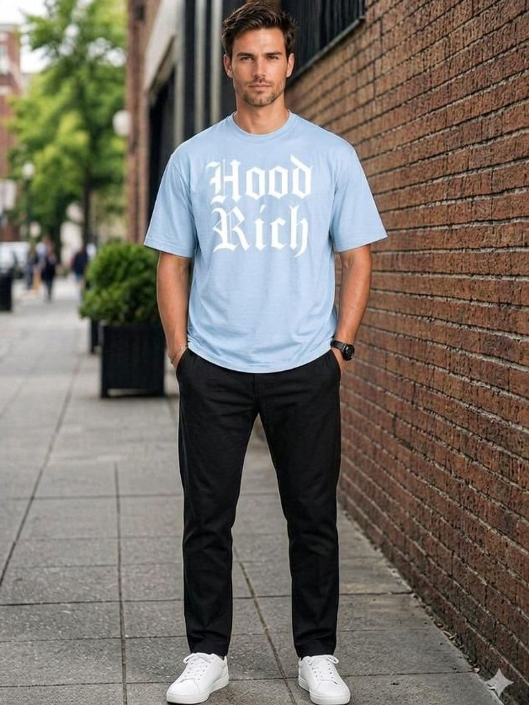 UTCV Men Typography Printed T-shirt thumbnail 3