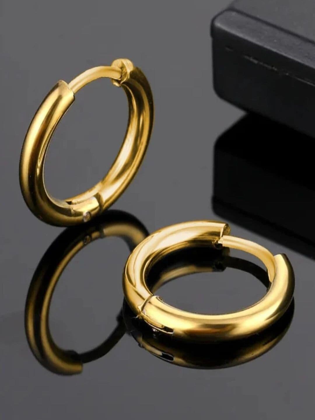 Aksha Collection Circular Hoop Earrings - view 1