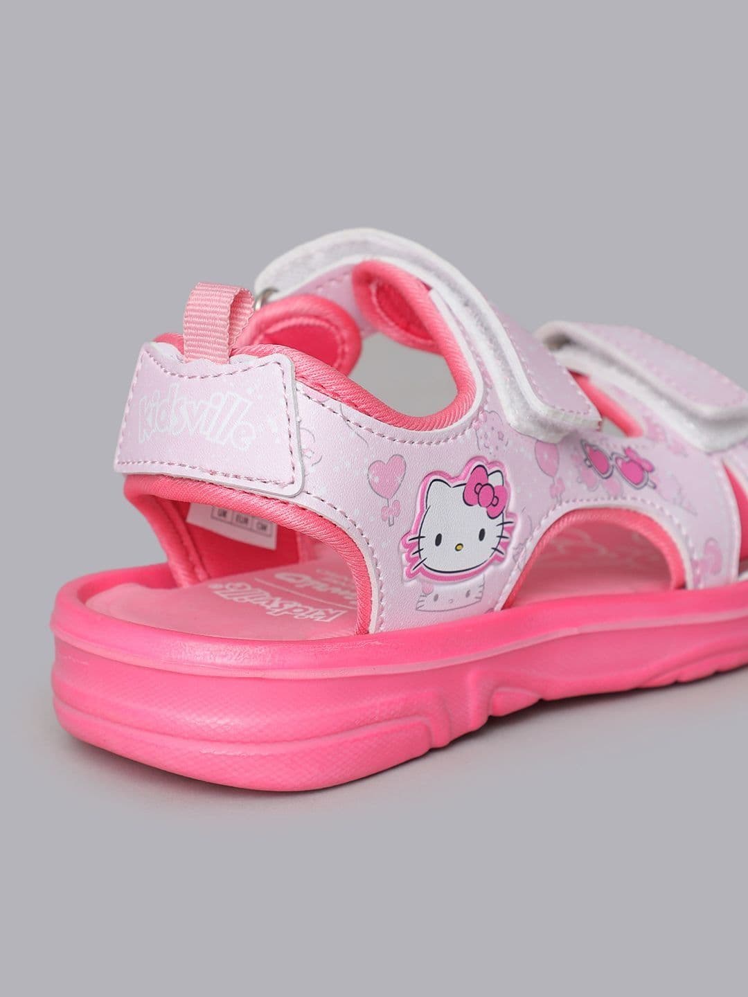 Kids Ville Girls Hello Kitty Printed Velcro Sports Sandals thumbnail 6