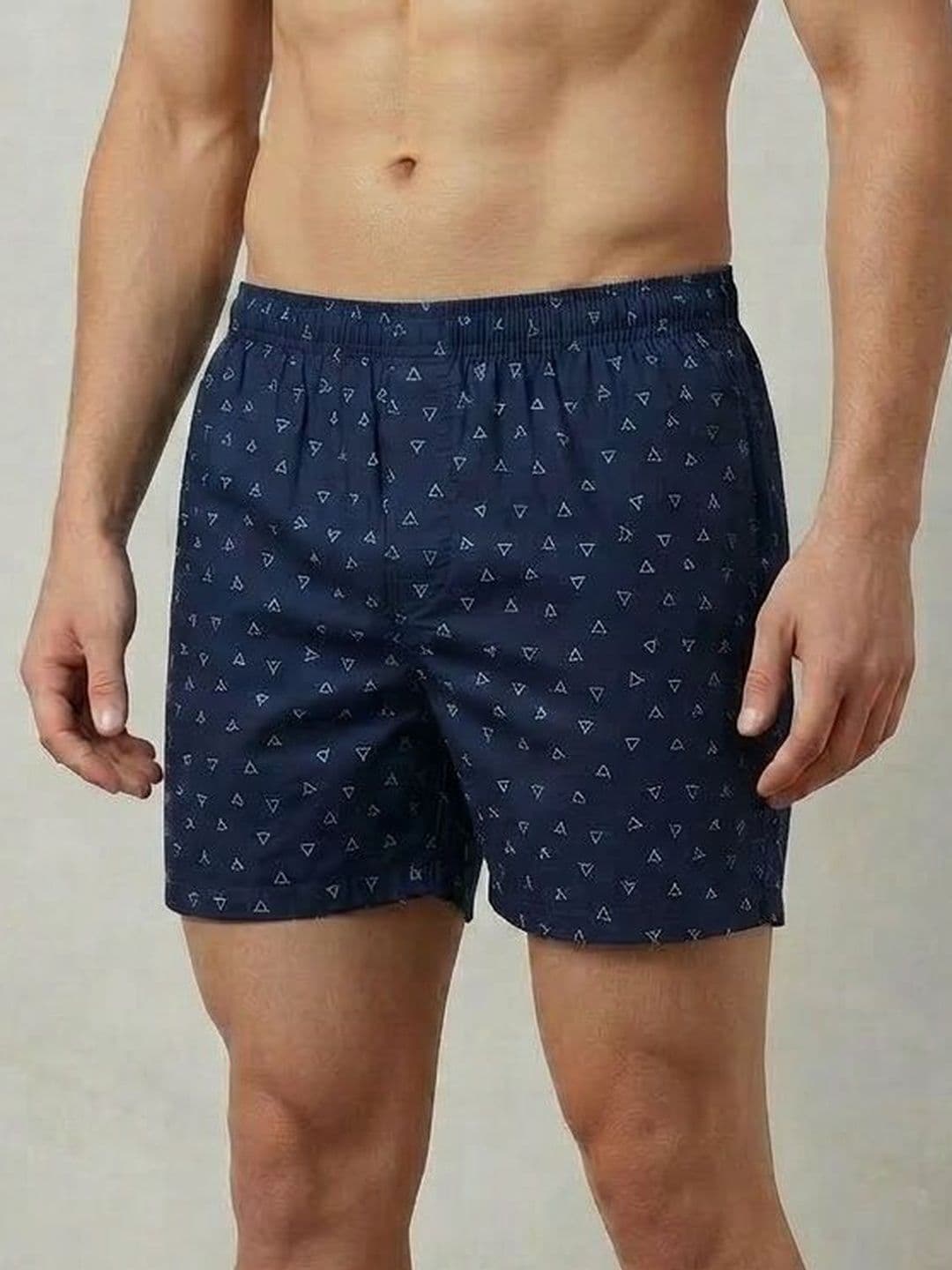 Moda Rapido Pack of 3 Printed Elasticated Mid-Rise Boxers thumbnail 6