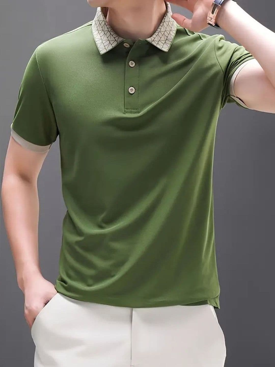 Mast & Harbour Men Polo Collar T-shirt thumbnail 6