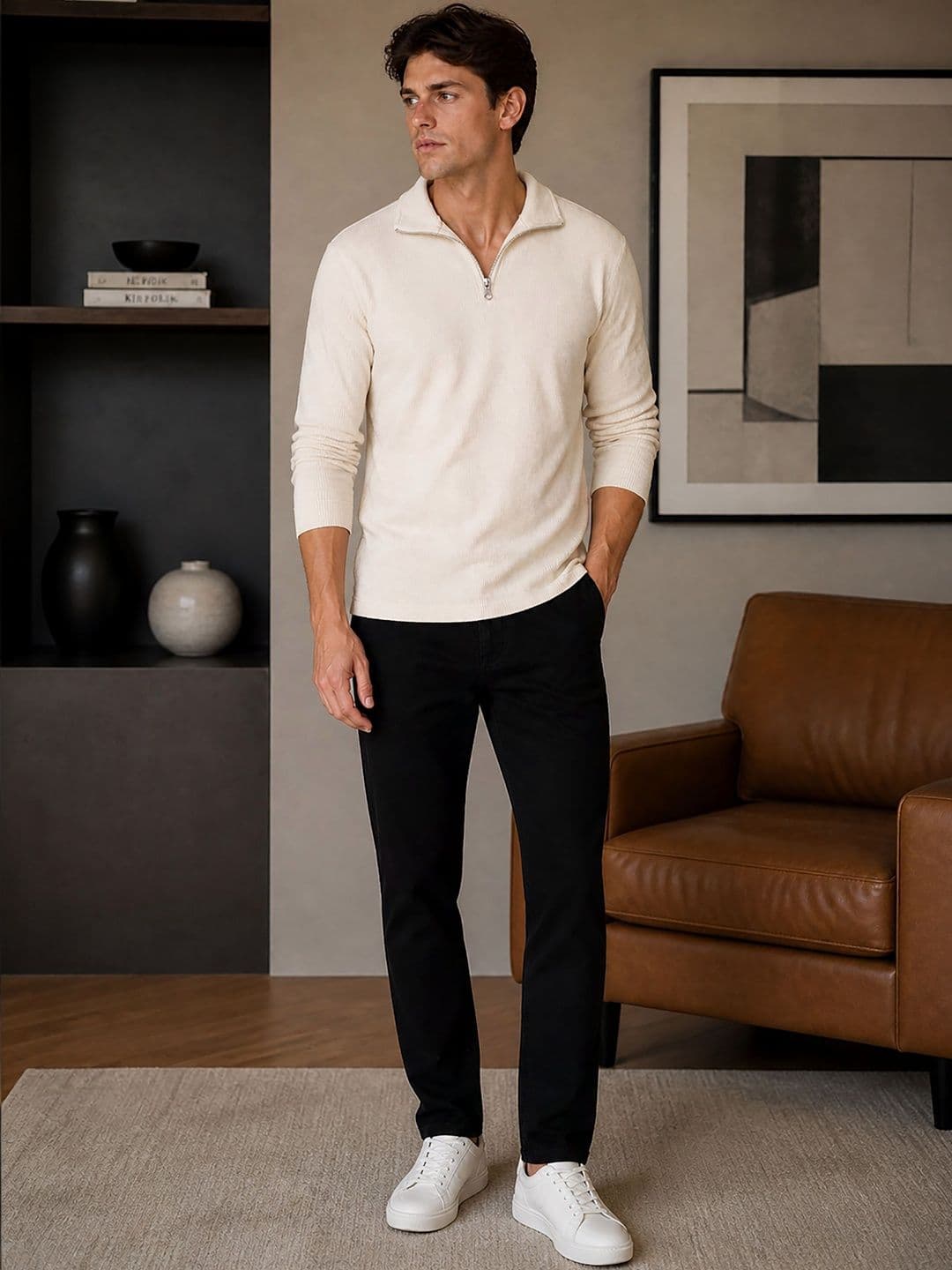 ATIGIANO Men Polo Collar T-shirt thumbnail 4