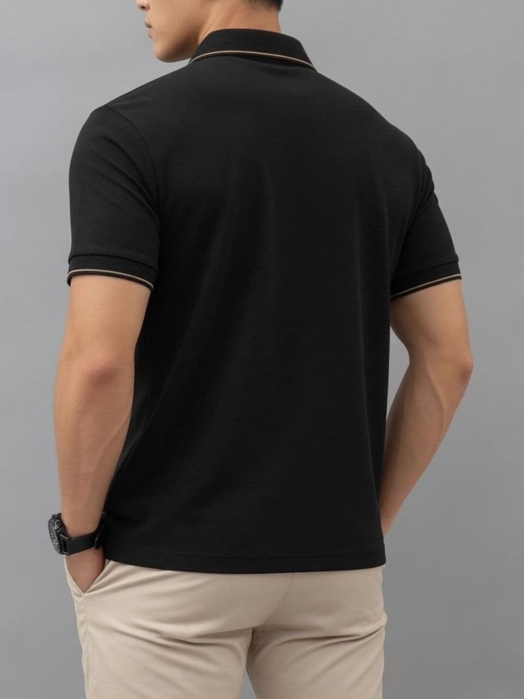 Mast & Harbour Men Brand Logo Polo Collar T-shirt thumbnail 6