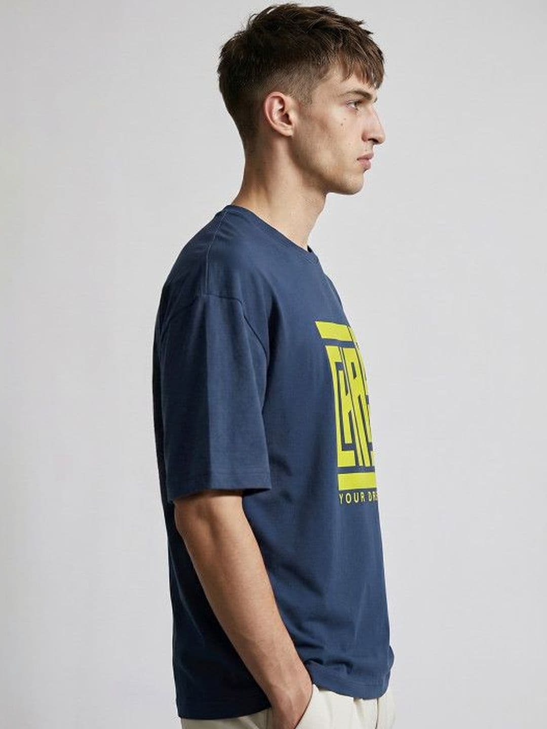 High Star Men Typography Printed T-shirt thumbnail 2