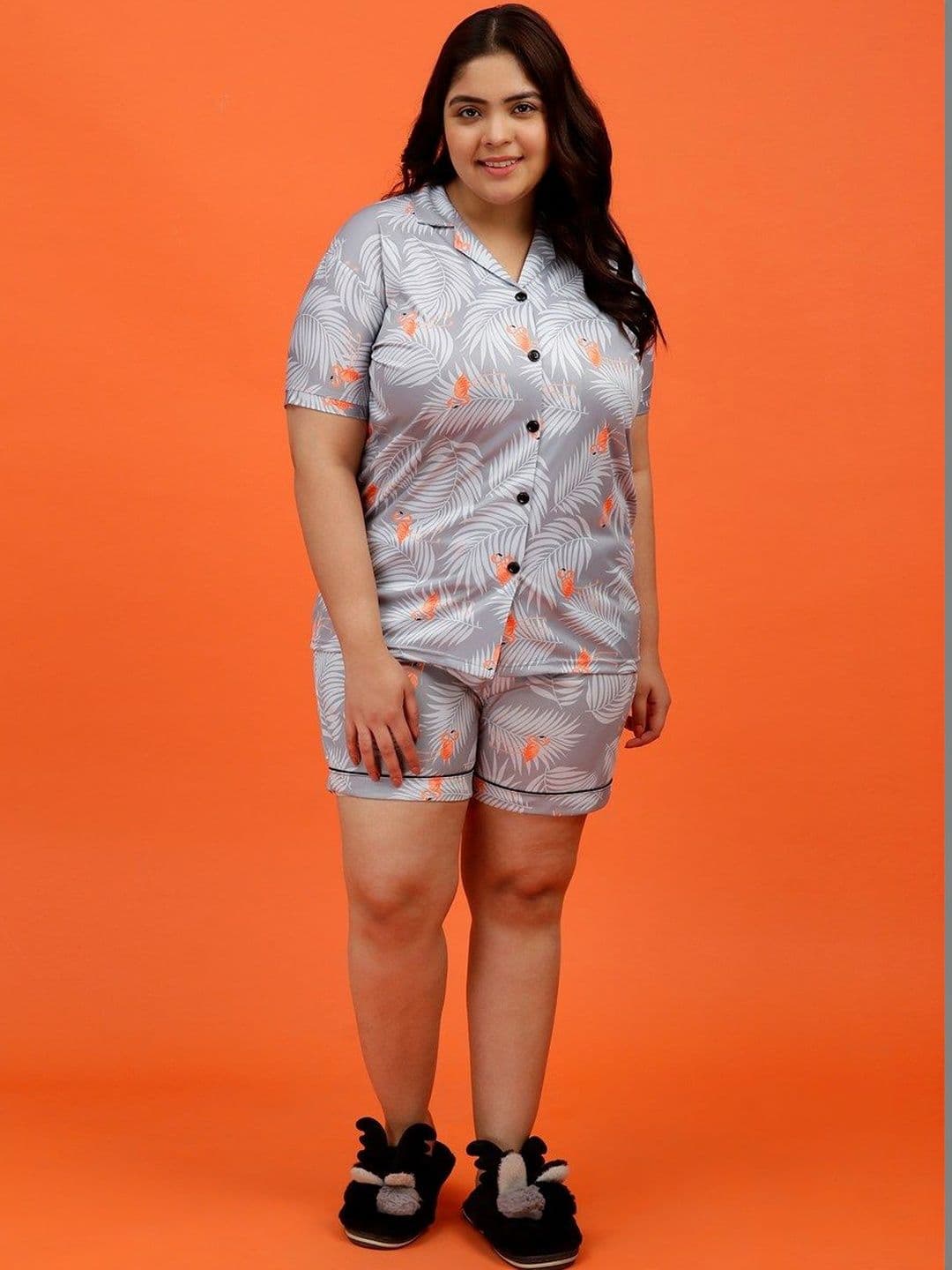 Toodle Plus Women Plus Size Night Suit thumbnail 7