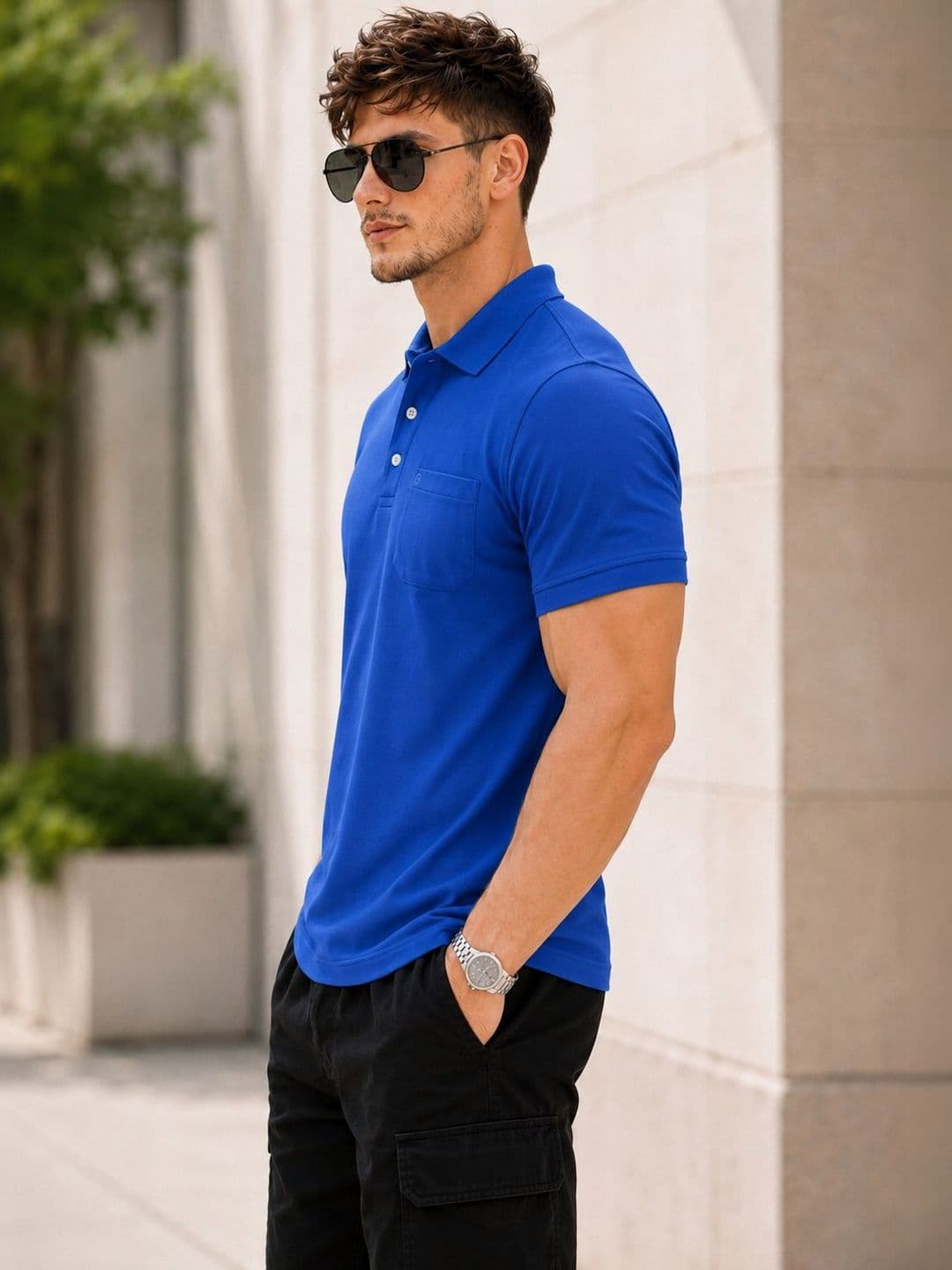 SCUBA Men Polo Collar Pockets T-shirt thumbnail 3