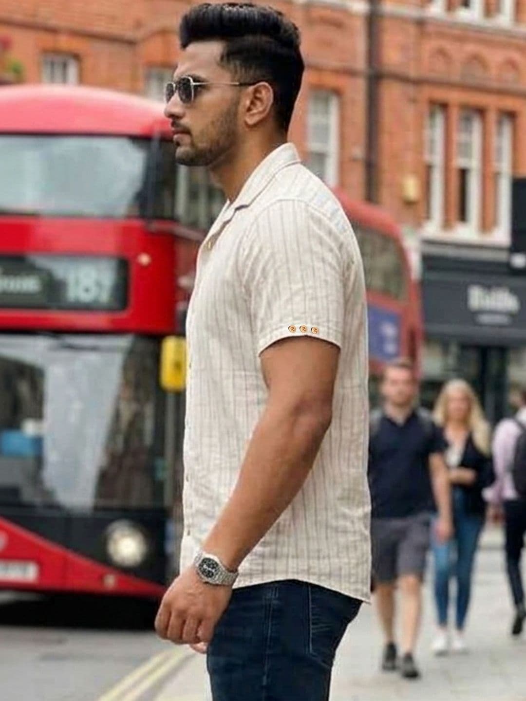 Anneca Men Relaxed Striped Casual Shirt thumbnail 5