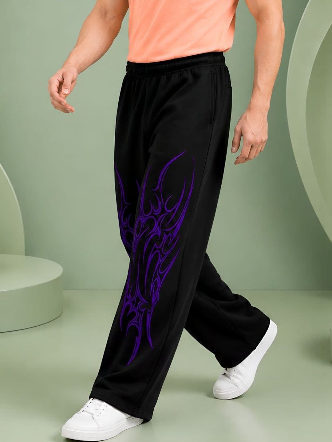 TEDWOODS Men Regular Fit Graphic Print Track Pants thumbnail 7