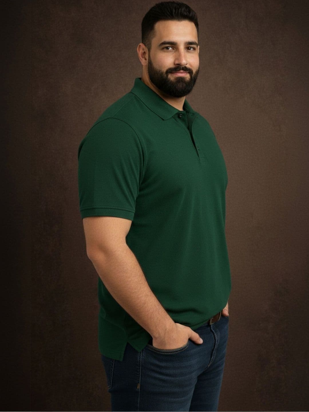 The Roadster Lifestyle Co Polo Collar Oversized Tshirts thumbnail 3
