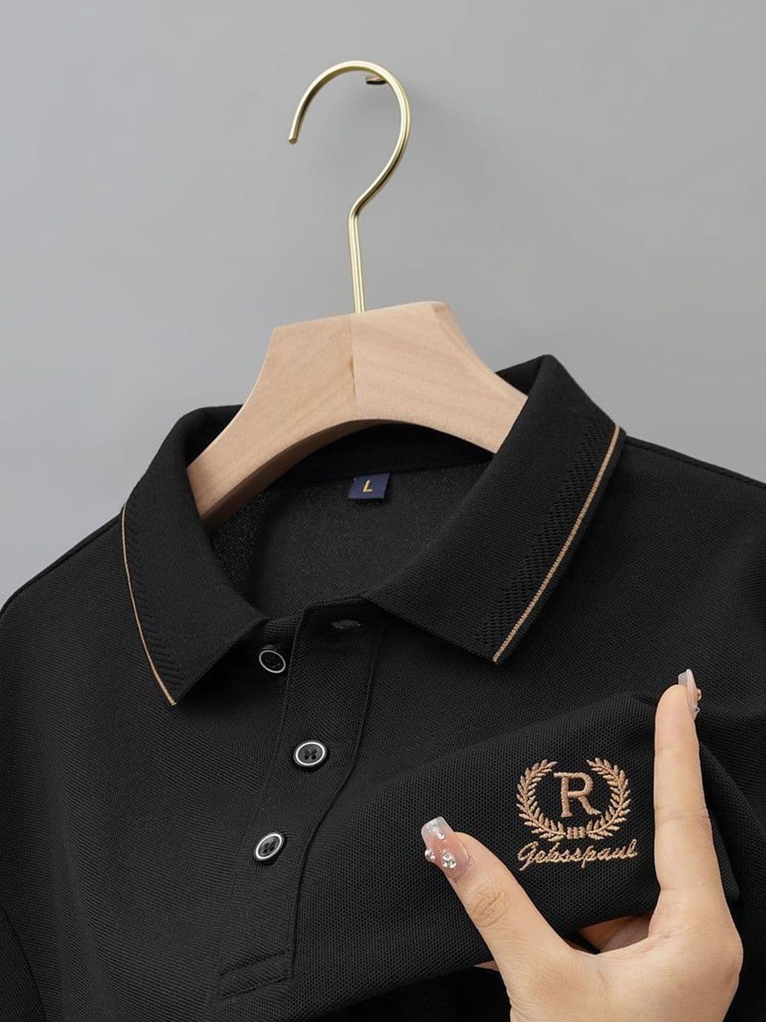Mast & Harbour Men Brand Logo Polo Collar T-shirt thumbnail 3