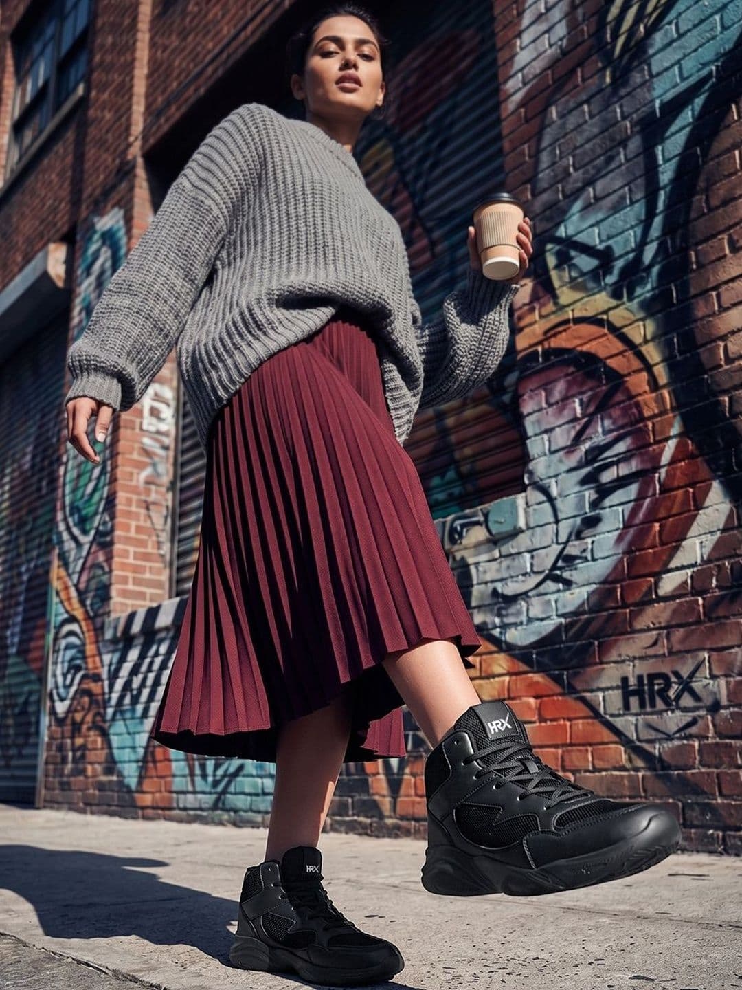 HRX by Hrithik Roshan Women Textured Sneakers thumbnail 6