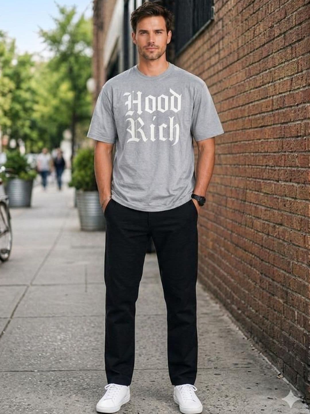 UTCV Men Typography Printed T-shirt thumbnail 2
