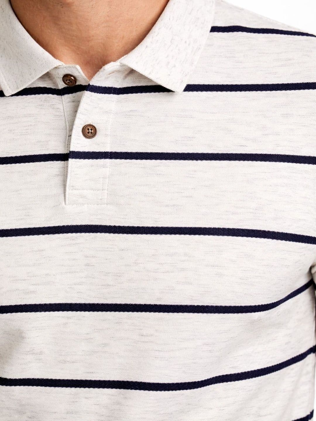 The Roadster Lifestyle Co Striped Polo Collar Tshirts thumbnail 4