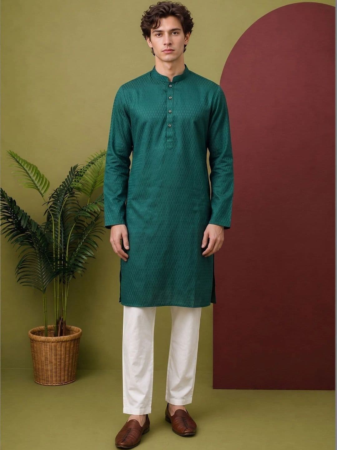 SOURAGYA Men Kurta thumbnail 4