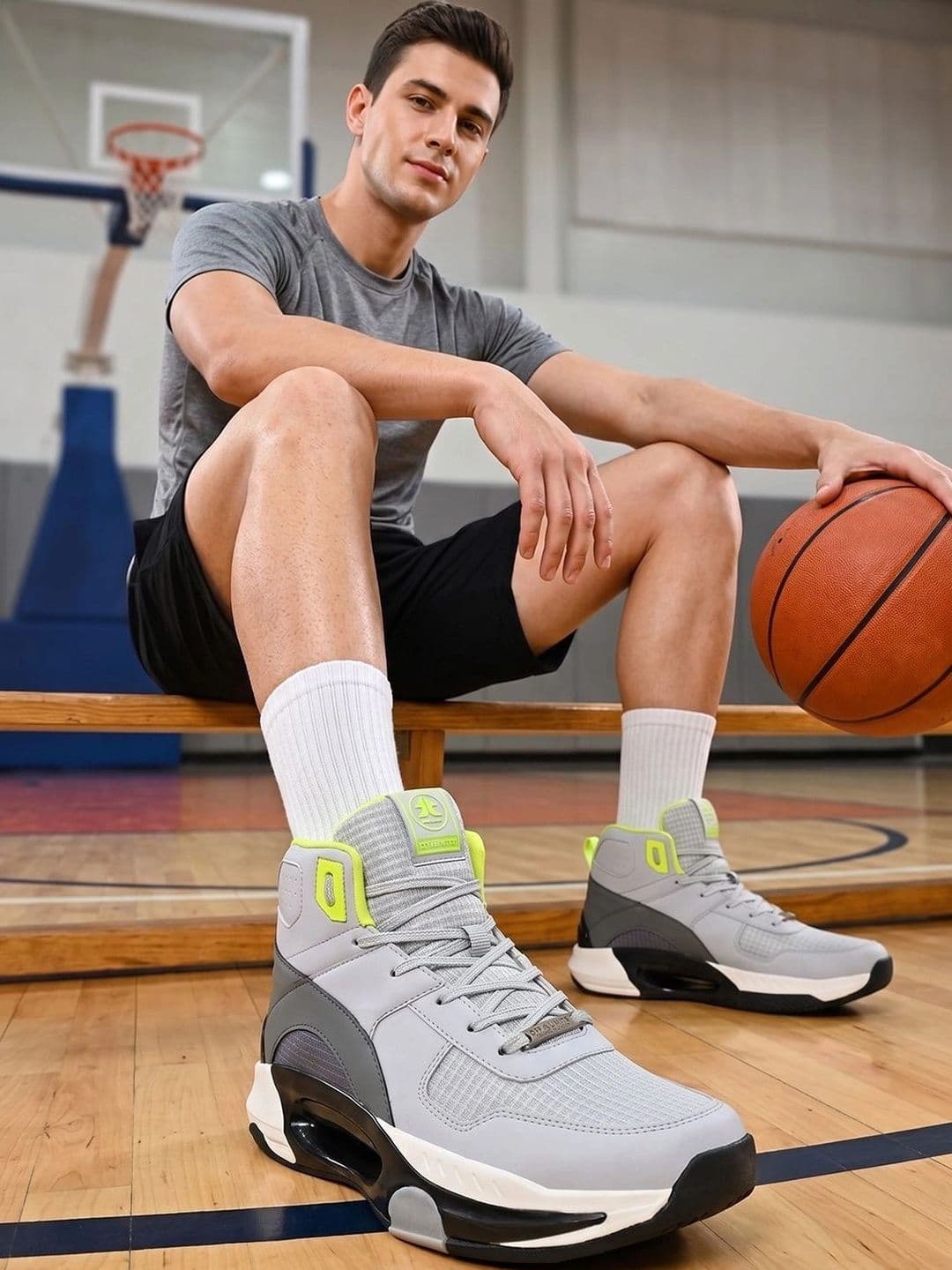 OFF LIMITS Men High-Top Basketball Non-Marking Shoes thumbnail 5