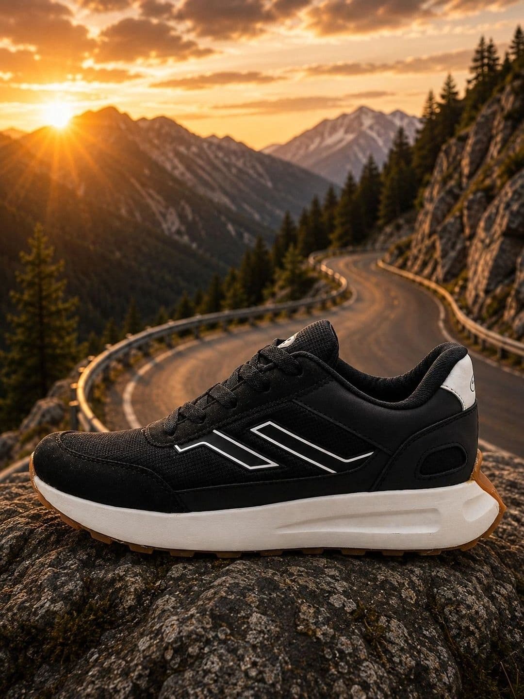 TRV Men Mesh Running Non-Marking Shoes thumbnail 5