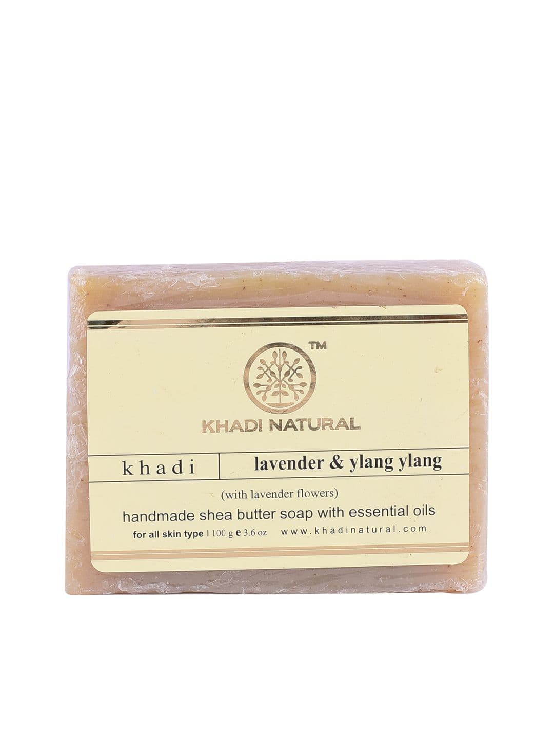 Khadi Natural Lavender Ylang Shea Soap for Relaxing Bath - 100g - view 1