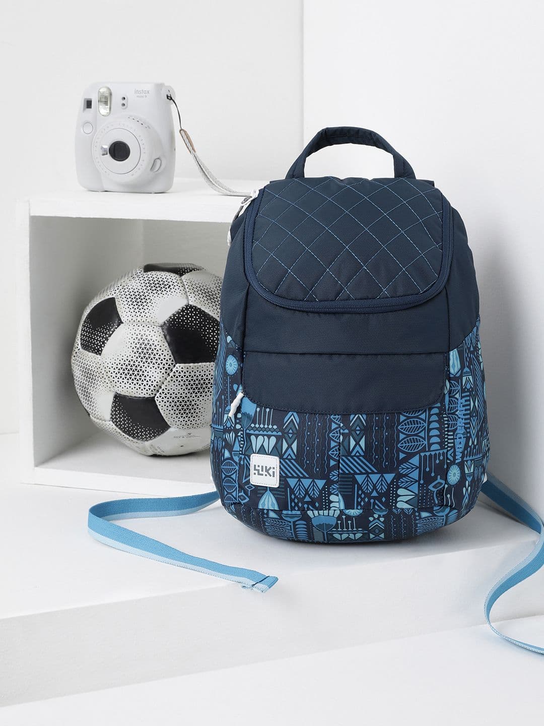 Wildcraft Women Blue Graphic Backpack - view 1