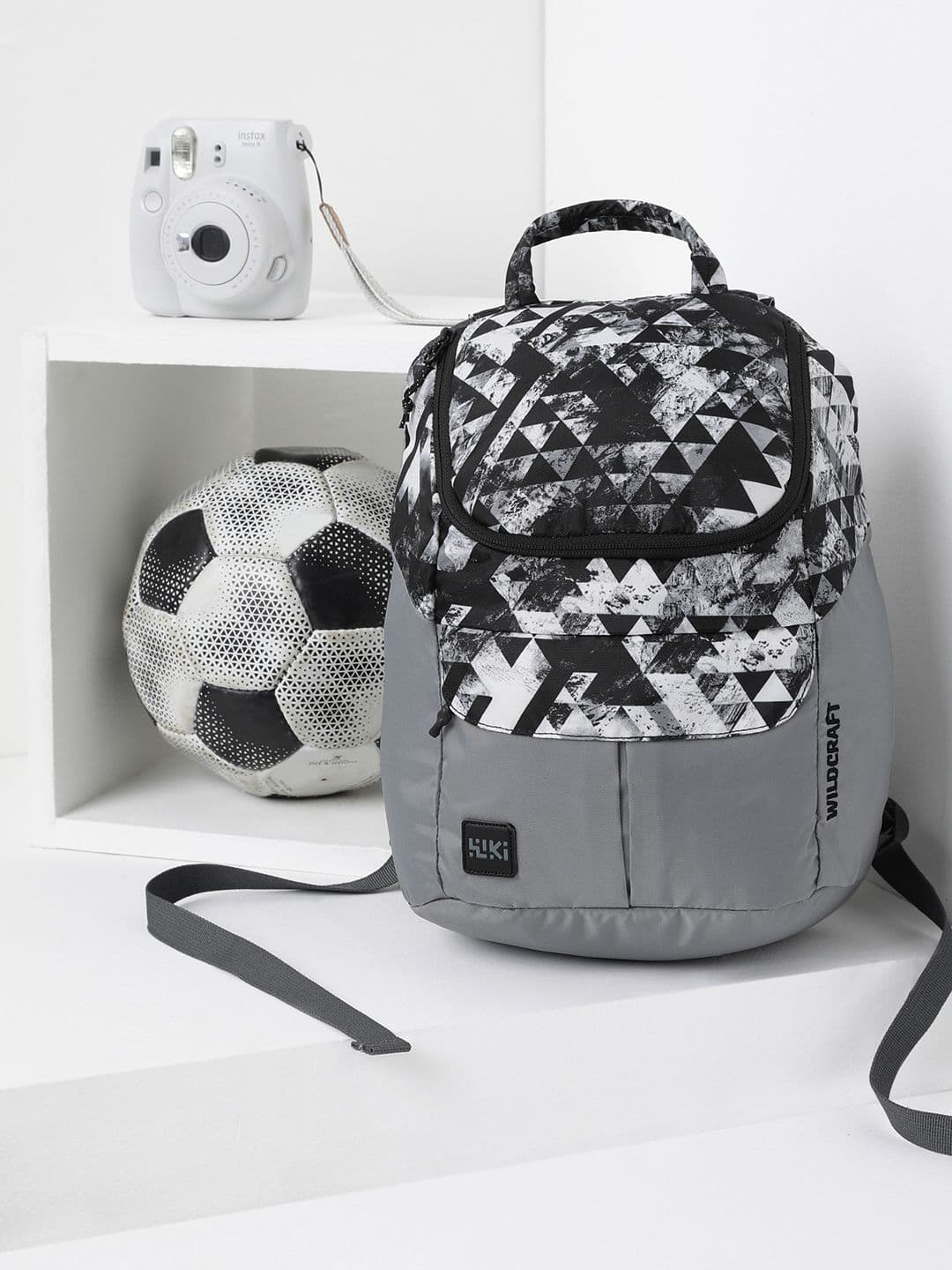 Wildcraft Women Black & White Graphic Backpack - view 1