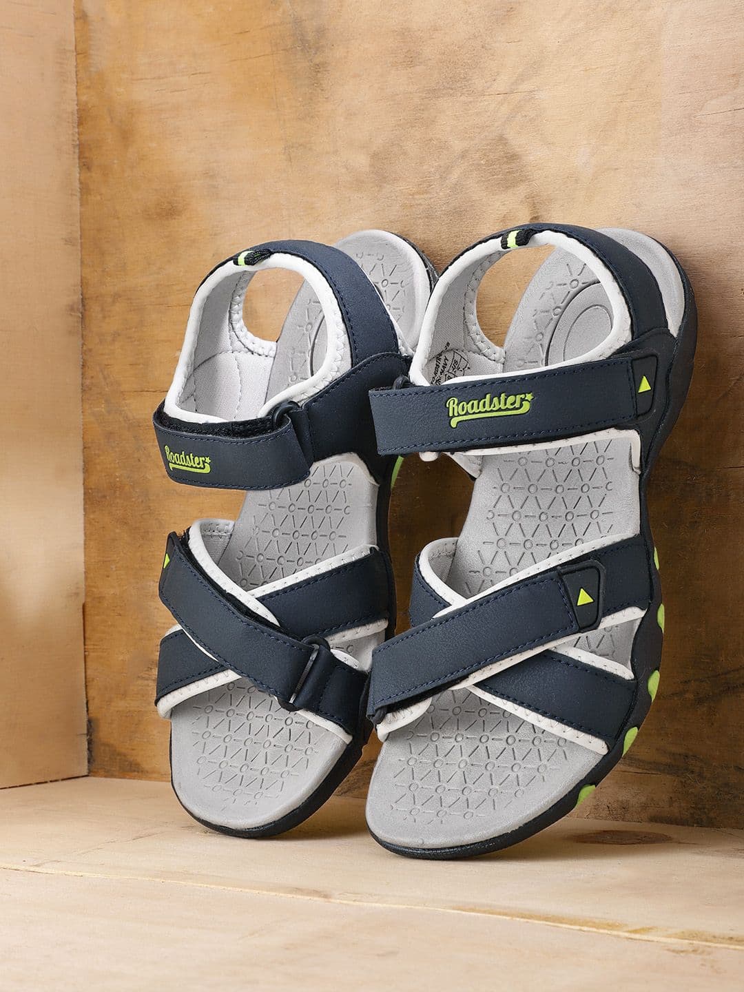 The Roadster Lifestyle Co Men Navy Blue Sports Sandals - view 1