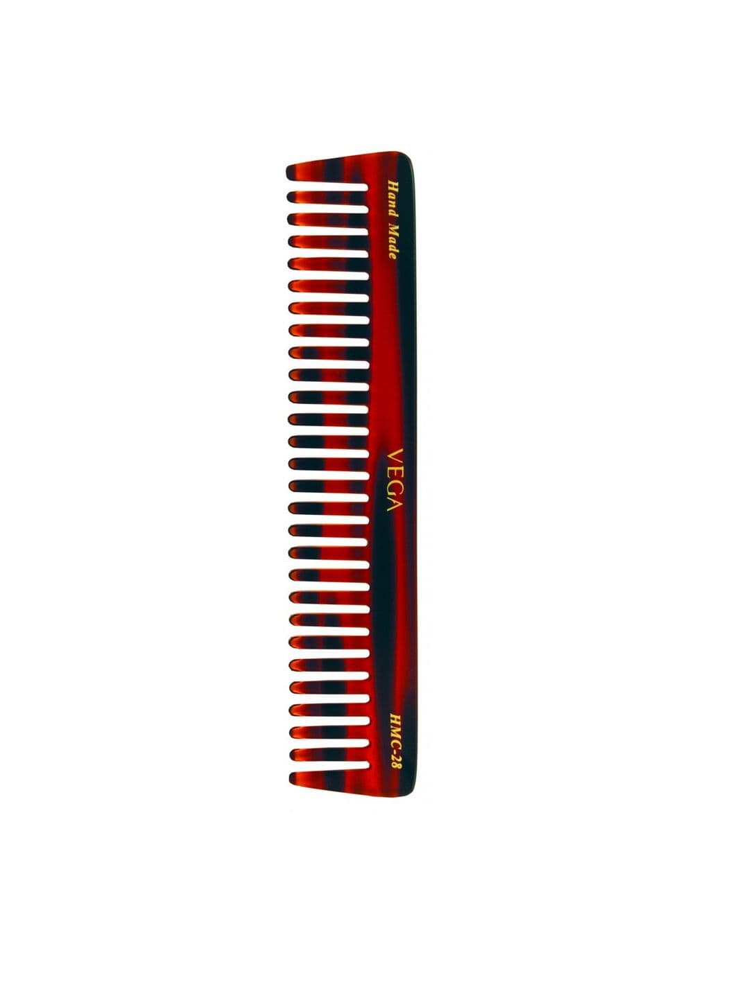 VEGA Pattern with 1 Row De-Tangling Handmade Hair Comb HMC-28 - view 1