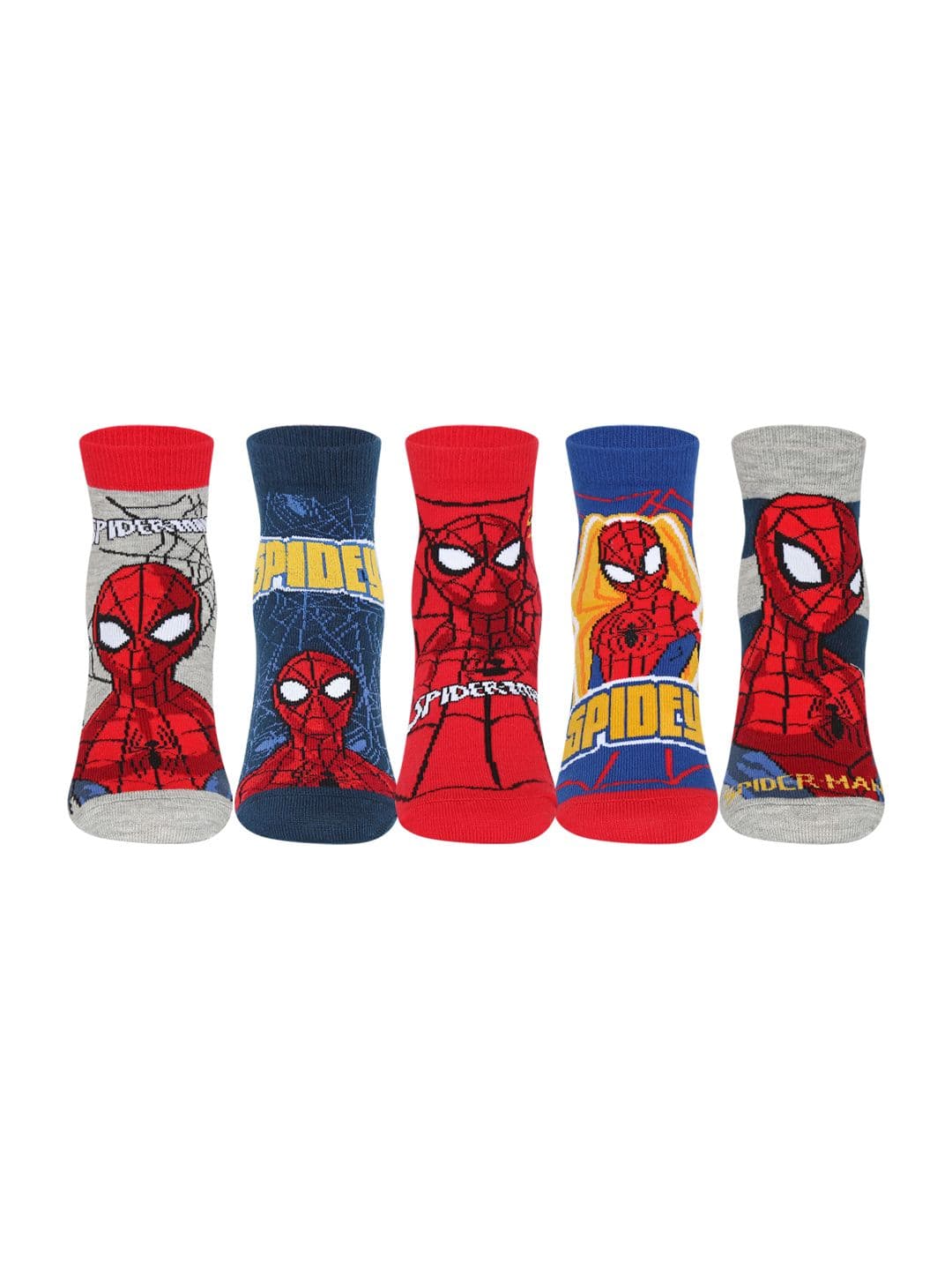 Supersox Kids Pack of 5 Assorted Patterned Ankle-Length socks - view 1