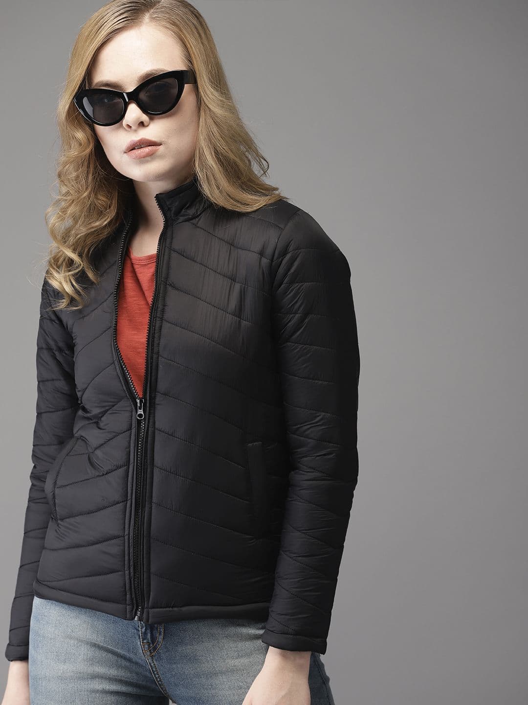 PINACOLADA Women Black Solid Puffer Jacket - view 1