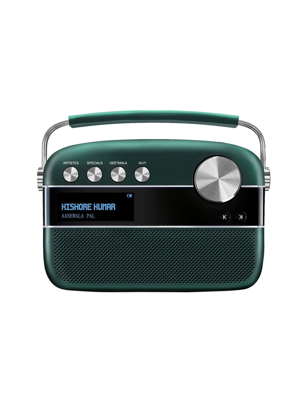 Saregama Carvaan 2.0 Hindi Music Player 5000 Pre-loaded songs with Podcast - Emerald Green - view 1
